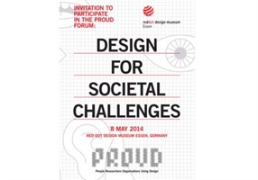 PR/Pressemitteilung: PROUD Forum "Design for societal challenges"