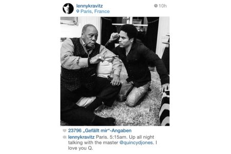 Wer hält Lenny Kravitz in Paris wach?