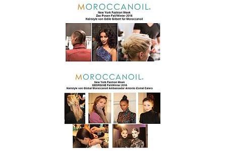 Pressemitteilung: Hairstyling von Moroccanoil für die Shows von Zac Posen & GEORGINE (PR)