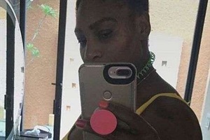 Serena Williams mit Babybauch