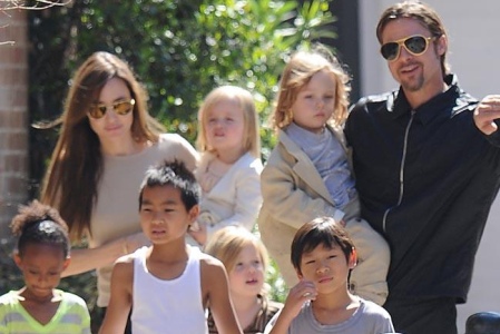 Brad Pitt ist ein strenger Vater