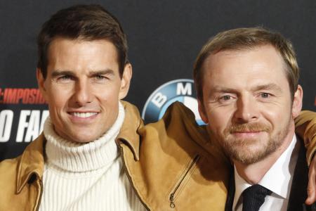 Simon Pegg beeindruckt von Tom Cruise