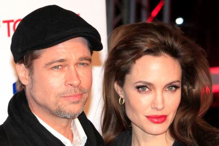 Brangelina sagen's mit Blumen