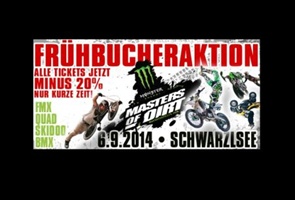 PR/Pressemitteilung: MASTERS OF DIRT - by Monster Energy - 06.09.2014 am Schwarzlsee