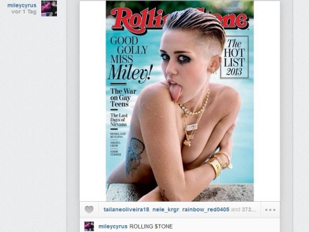 Die Stoff-Phobie der Miley Cyrus