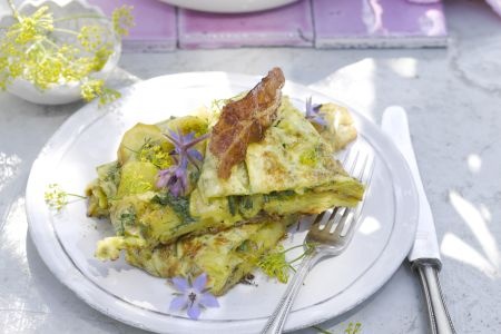 Rezept - Zum Nachkochen das Bauernblüten-Omelette