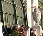 Michael Haneke im Wiener Burggarten