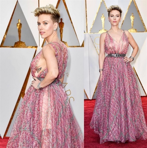 Scarlett Johansson in Alaia