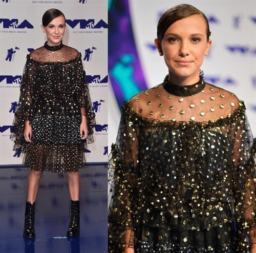 Millie Bobby Brown in Rodarte