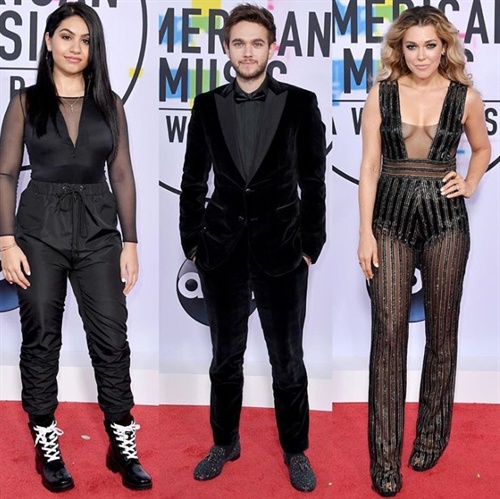 Alessia Cara, Zedd and Rachel Platten at AMAs