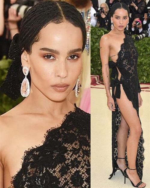 Zoe Kravitz in Saint Laurent