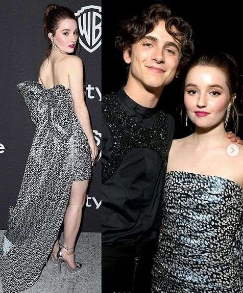 Kleid mit Riesenschleife bei Kaitlyn Dever